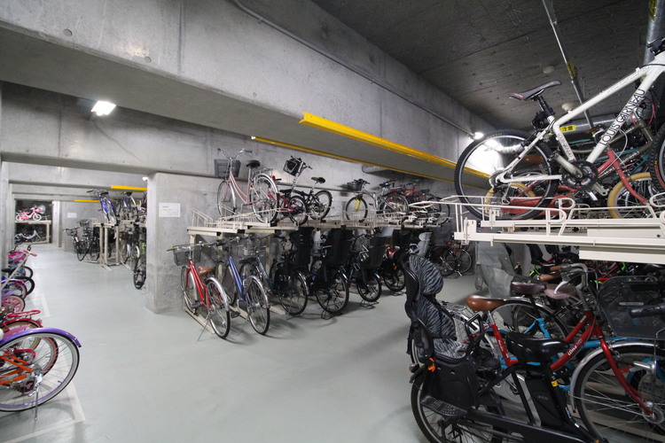 リエトコート武蔵小杉の自転車置場